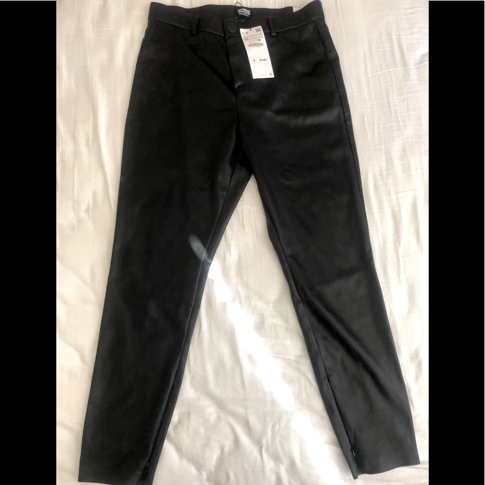 Zara Faux Leather Pants